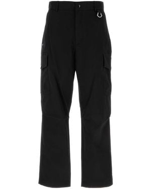 Moncler Black Stretch Cotton Cargo Pant