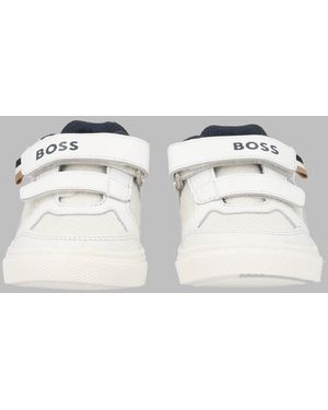BOSS Sneaker Con Strappo Logato - Metallic