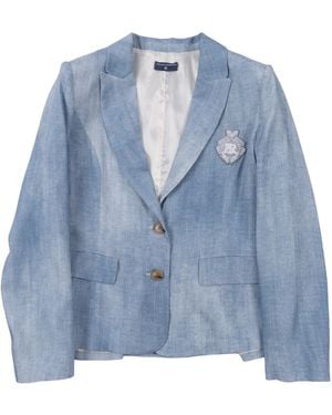 Ermanno Scervino Giacca Con Stemma Marocai - Blue