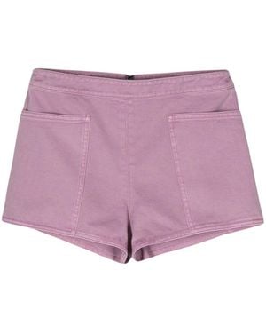 Max Mara Mini Alibi Shorts - Purple