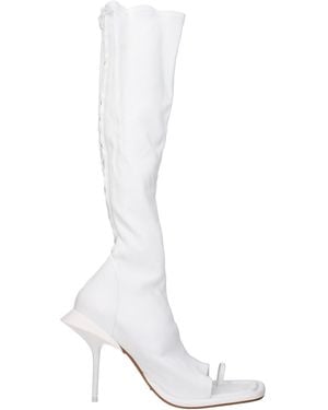 Max Mara Sportmax Boots Leather/Optical - White