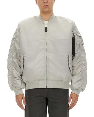 Alpha Industries Shell/Lining: 100% Nylon, Pilling: 100% Acryl Sports Jackets - Gray