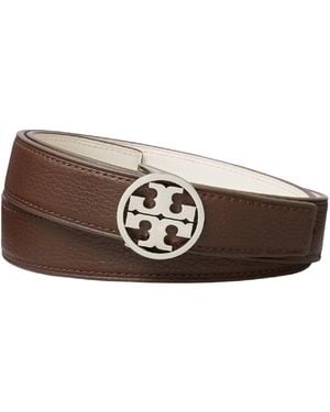 Tory Burch 1" Miller Reversible Belt - Brown
