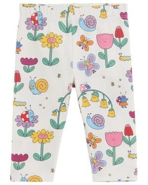 Stella McCartney Leggings "Flowers" - White