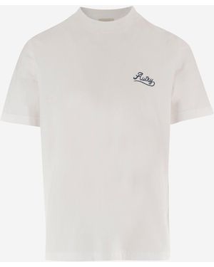 Autry Baumwoll-T-Shirt mit Logo - Weiß