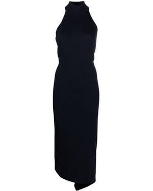 Fendi Wool Midi Dress - Blue