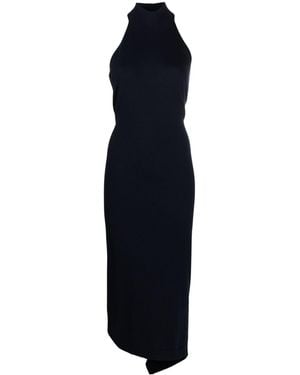 Fendi Wool Midi Dress - Blue