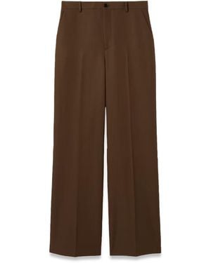 Gucci Wide-Leg Trousers - Brown