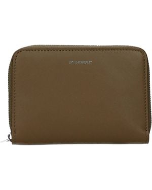Jil Sander Wallet Leather/Honey - Green