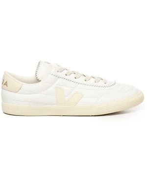 Veja Panenka Logo-Sneaker - Weiß