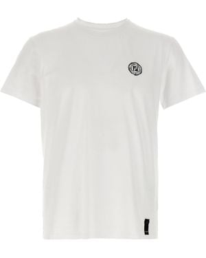 Fendi Camiseta de 'Postcards' - Blanco