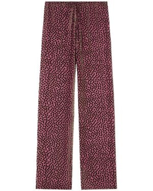Dries Van Noten 02200 Pachas 2039 W.W.Pants - Purple