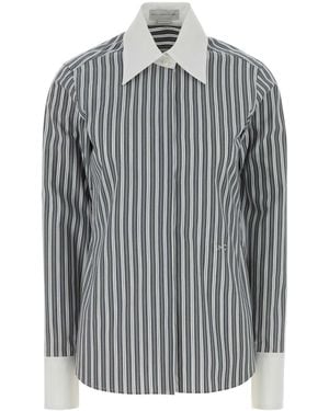 Stella McCartney Regular Stripes Shirt - Gray