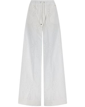 Herno Drawstring-Fastening Trousers - White