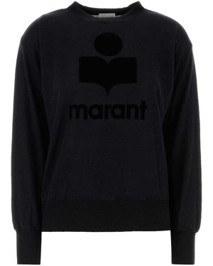 Isabel Marant Linen Klowia T-Shirt - Black