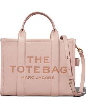 Marc Jacobs The Leather Medium Tote - Pink