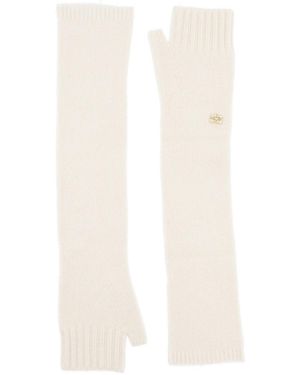 Ganni Wool Gloves - White