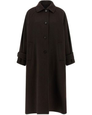 Alberto Biani Lange Jas - Zwart