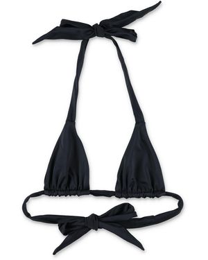 Let's Swim Triangle Bikini Top - Black
