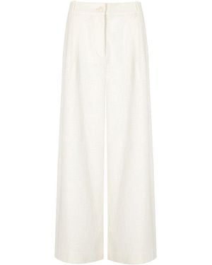 Essentiel Antwerp Hevig Wide Leg Trousers - White