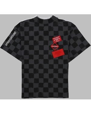 Sprayground Spray-Ready Graphic Oversized Turnaround T-Shirt For Kids - Black