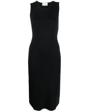 P.A.R.O.S.H. Knitted Midi Dress - Black