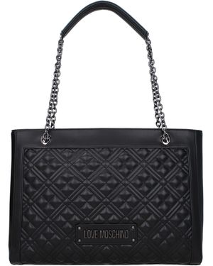 Love Moschino Liebe Moschino -Umhängetaschen Frauen Polyurethan schwarz