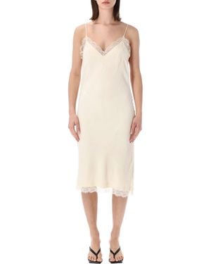 Rohe A-Line Poplin Mini Dress - Natural