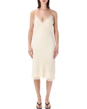 Rohe Jurken Beige - Naturel