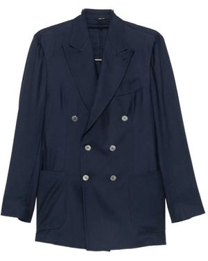 Sartorio Napoli Double Breasted Jacket - Blue