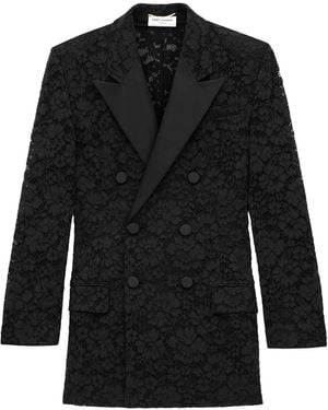 Saint Laurent Giacca Smoking - Black