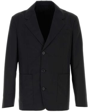Prada Wool Blend Blazer - Black