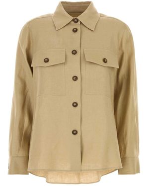 Weekend Linen Pomposa Shirt - Natural