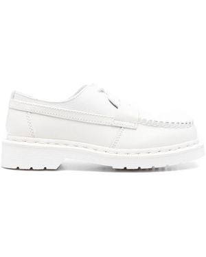 Mm6 X Dr.Martens Leather Loafers - White