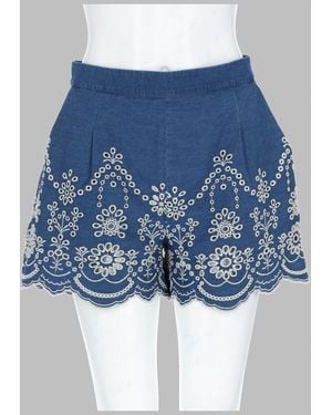MC2 Saint Barth Mini Shorts - Blue