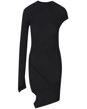 Balenciaga Spiral Mini Dress - Schwarz
