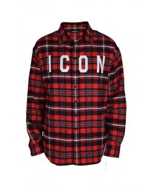 DSquared² Flannel Shirt - Red