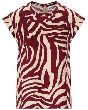 Essentiel Antwerp Feebee Burgundy Top - Red