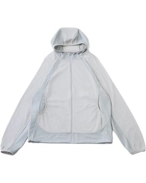 Hiking Patrol Orbit Jersey Hooded Jacket - White