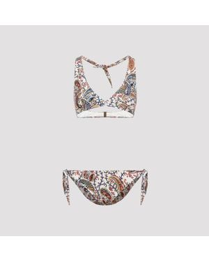 Etro Halter Neck Bikini - Wit