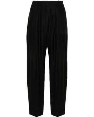 Studio Nicholson Sperro High-Waist Tapered Pants - Black