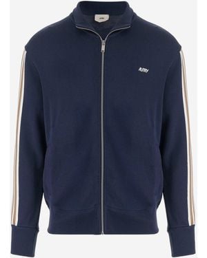 【送料&関税込】Autry Viscose Knit Jacket Autry Knitted Tennis Viscose Zip Jacket Man