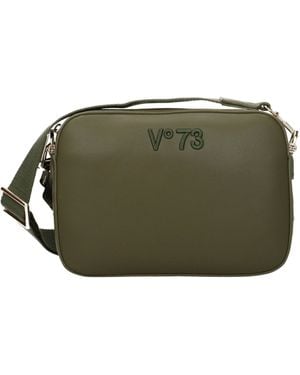 V73 V ° 73 Umhängetaschen Frauen Öko -Ledergrün/grünes Militär