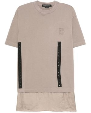 FEDERICO CINA Dress Corset T Shirt - Natural