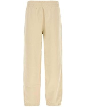 Burberry Sand Cotton Sweatpants - Natural