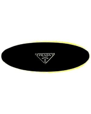 Prada Fabric Hair Clip - Black