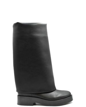 Casadei Chunky Heel Ankle Boots - Black