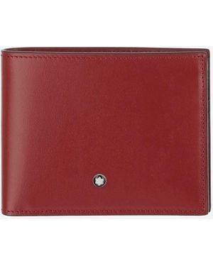 Montblanc Wallet 6 Compartments Meisterstück - Red