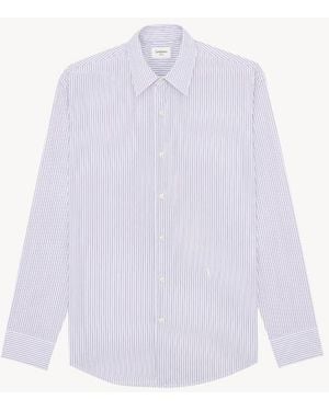 Saint Laurent Chemise Klassieke Fit Broderie - Wit