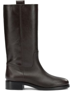 Aeyde "Theo" Knee-High Boots - Black